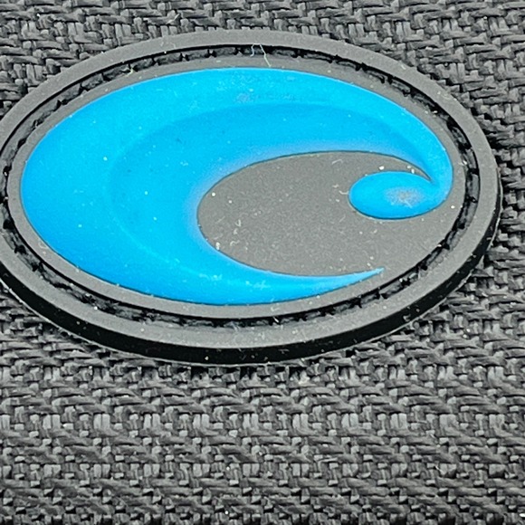 Costa Sunglasses Eyeglasses Protective Zippered Clamshell Case Black Blue Logo - Picture 2 of 6